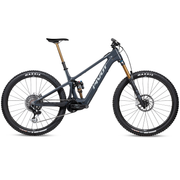 Pivot Shuttle SL/AM Team XX Eagle Transmission w/ Carbon Wheels, gloss grey, full view.