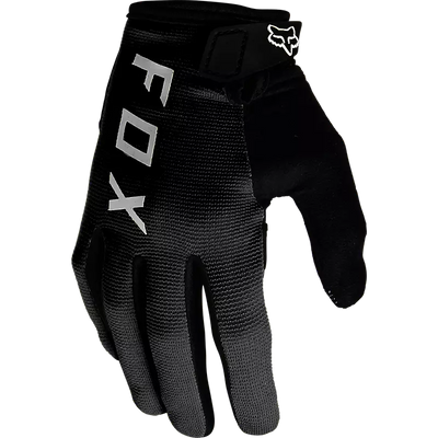 Fox Ranger Women's Gel Glove, Black, Finger View.