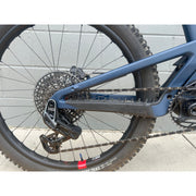 2025 Santa Cruz Heckler SL CC MX X0 AXS RSV Small, Demo Bike, Drive Side Rear View