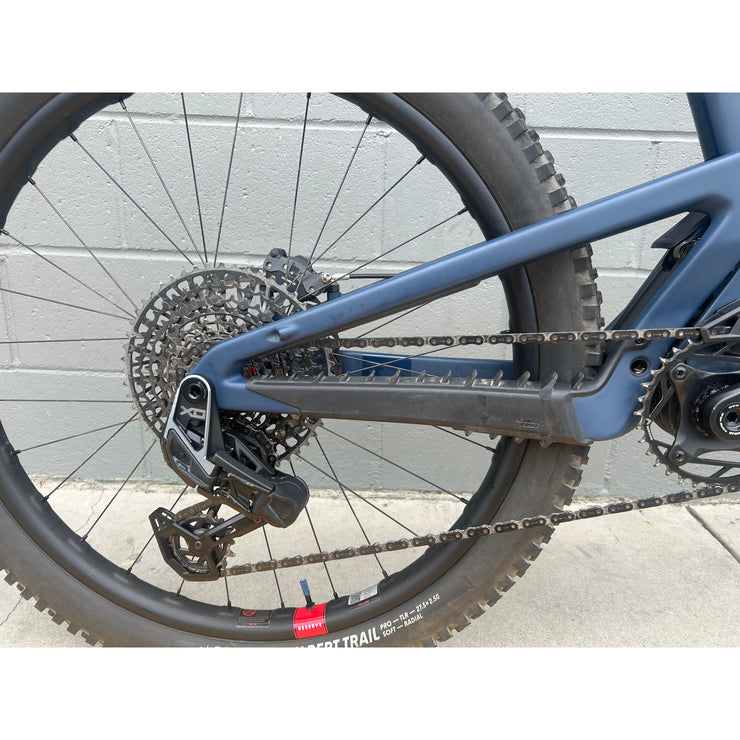 2025 Santa Cruz Heckler SL CC MX X0 AXS RSV Small, Demo Bike, Drive Side Rear View
