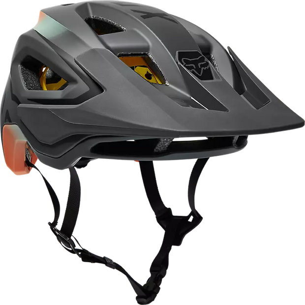 FOX Speedframe MIPS Mountain Bike Helmet, vinish dark shadow, full view.