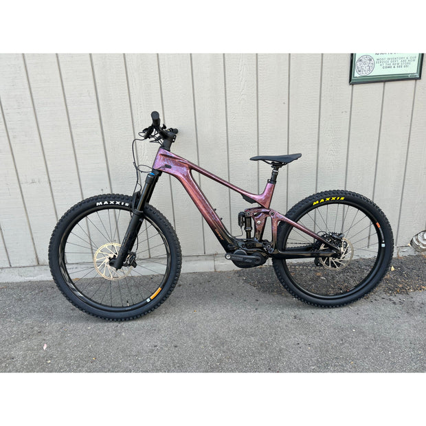 2023 Giant Trance X Advanced E+ Elite 1 - DEMO, purple, non-drive side view.