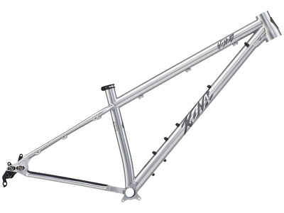 Kona Honzo ESD Frame, silver, full view.