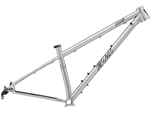 Kona Honzo ESD Frame, silver, full view.