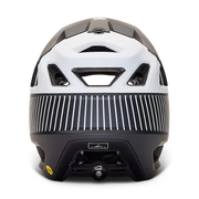 Fox Proframe RS Helmet, color: Mash Black/White, back view