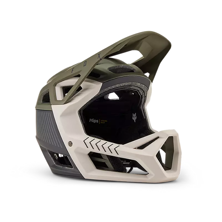 Fox Proframe RS Helmet, color: Mash Olive Green, full view