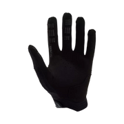 Fox Defend glove, black, palm view.