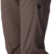Fox Ranger Pant, dirt brown, logo view.