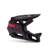 FOX Proframe RS Taunt Helmet, black, side view.