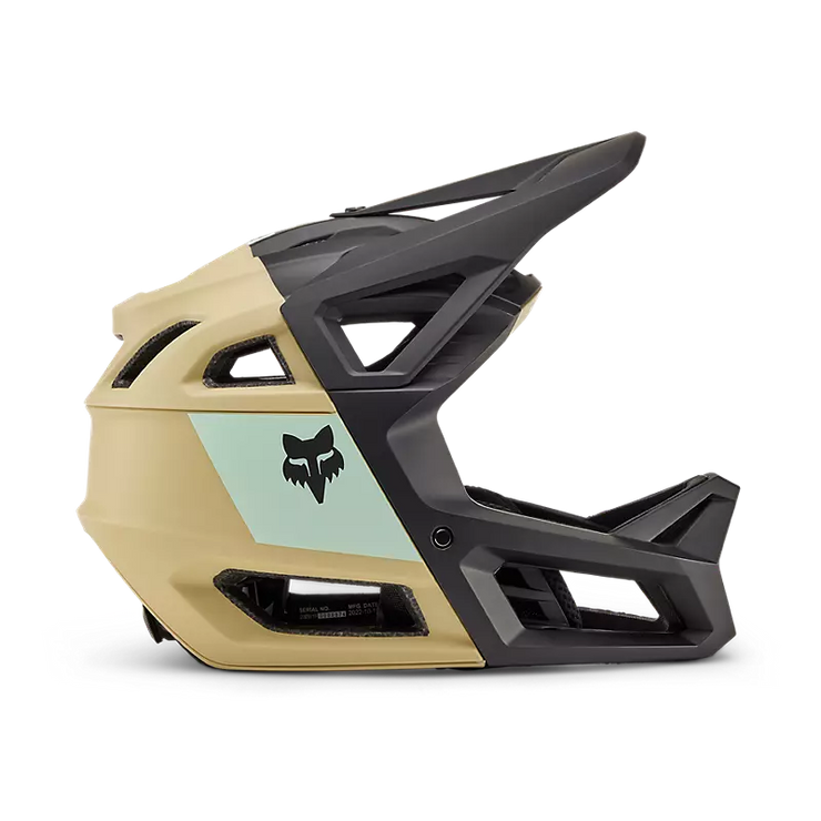 Fox Proframe RS Helmet, color: Oat Brown, profile view
