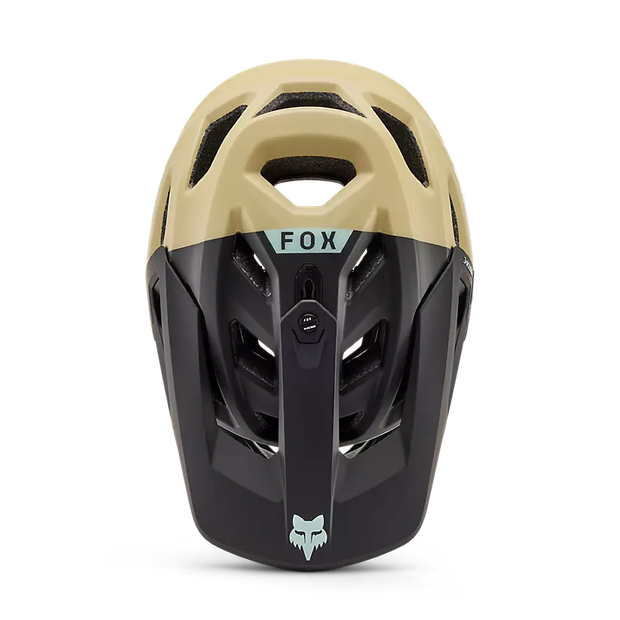 Fox Proframe RS Helmet, color: Oat Brown, top view