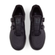 Fox Union Boa Flat Pedal Shoe, black pair top view.