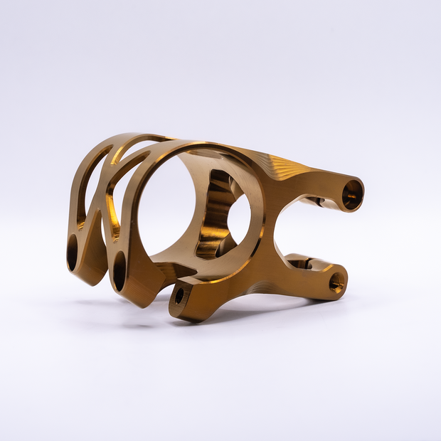 5DEV 2 Bolt Titatium Stem 35/32, bronze, full view.