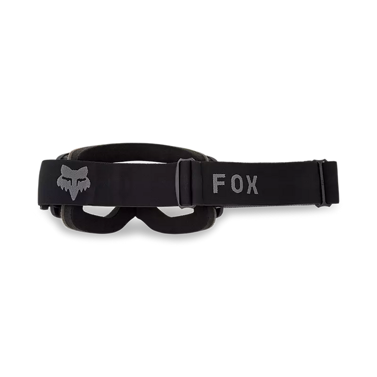 Fox MTB Main Goggles, black, back view.