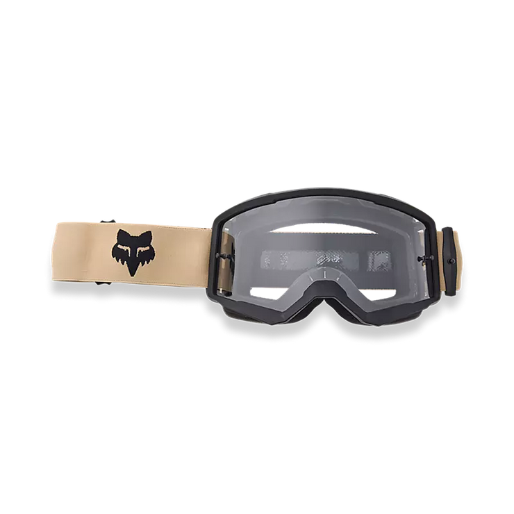 Fox MTB Main Goggles, iron brown, front view.