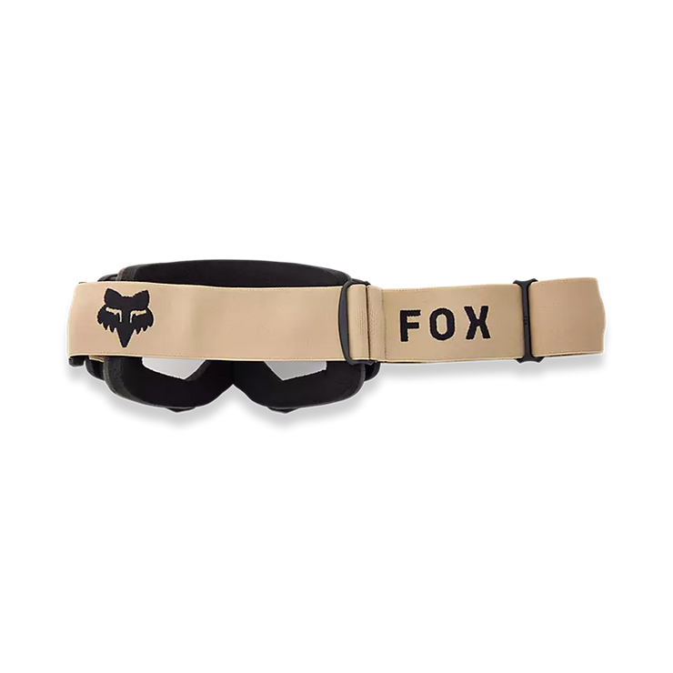 Fox MTB Main Goggles, iron brown, back view.