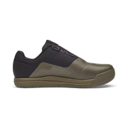 Fox Union Boa Clipless Shoe, military green, outer view.