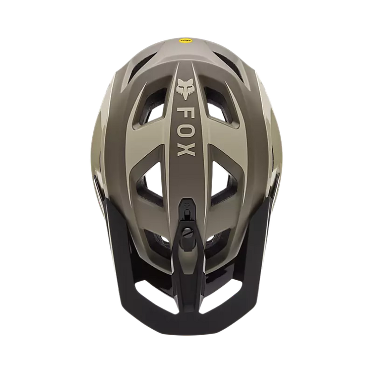 fox speedframe pro helmet cream, top view