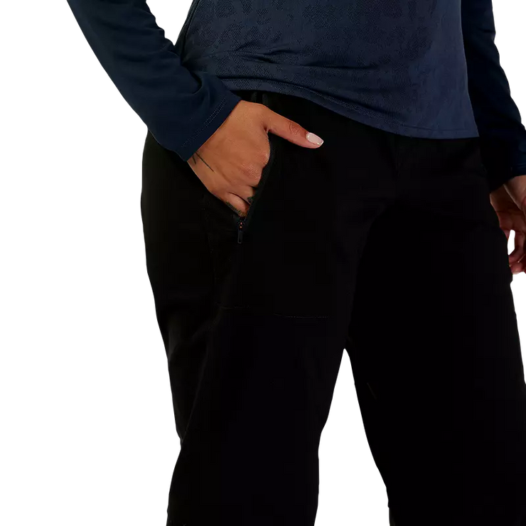 Fox Women's Ranger Pants, pocket view on model.