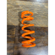 Fox SLS Orange Coil Shock Spring 450lb, 2.65in / 67mm, Blem Take Off Part, Side View