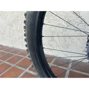 2025 Santa Cruz Vala 1 CC MX  X0 AXS RSV, Medium Demo Bike, Drive Side Rear Wheel Scratches