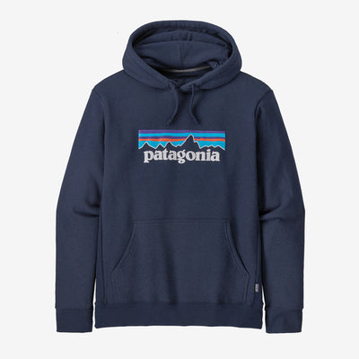 Patagonia P-6 Logo Uprisal Hoody, new navy, full view.