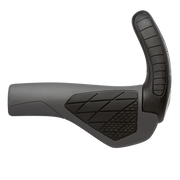 Ergon GS3 Grips - Black/Gray, Large, top view.