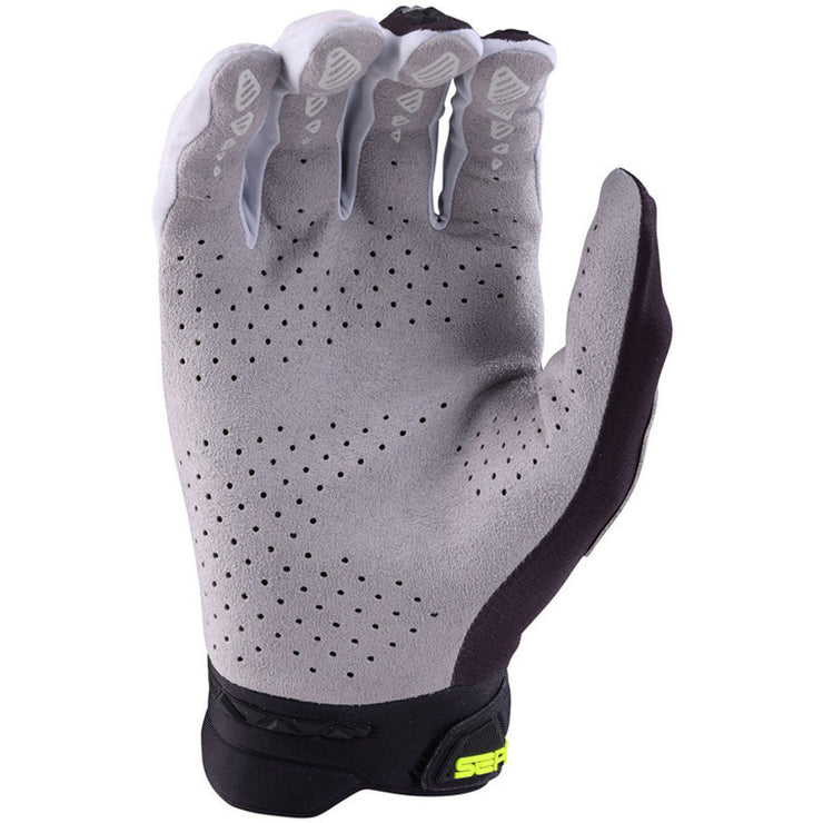 Troy Lee Designs SE Pro Glove, dark grey, palm view.