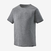Patagonia Men's Capilene® Cool Lightweight Shirt, Forge Grey / Feather Grey, full view.