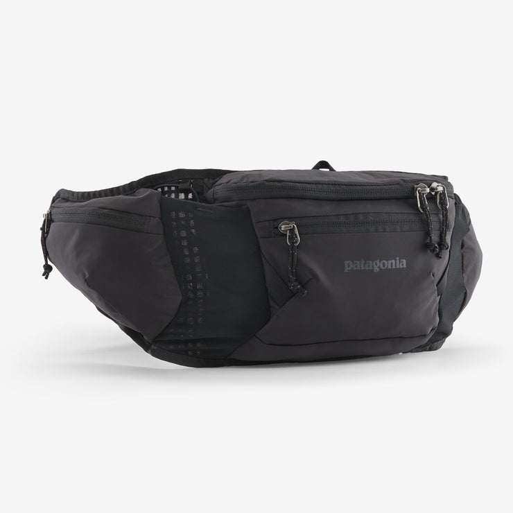 Patagonia dirt roamer waist pack, black, full view