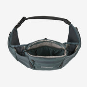 Patagonia dirt roamer waist pack, nouveau green, top view