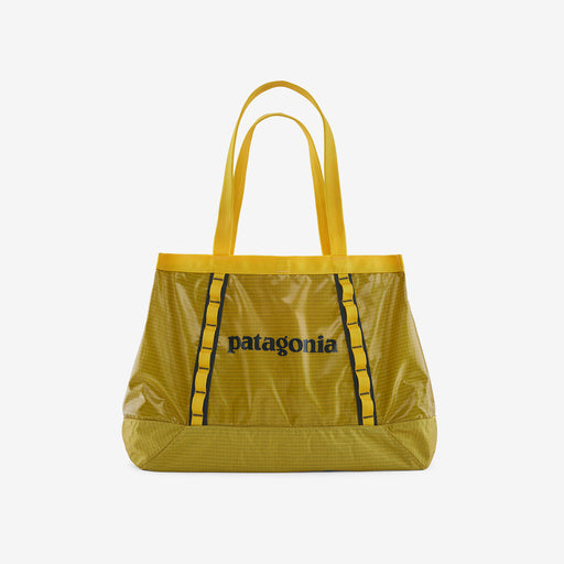 Patagonia Black Hole Tote 25L, yellow, full view.