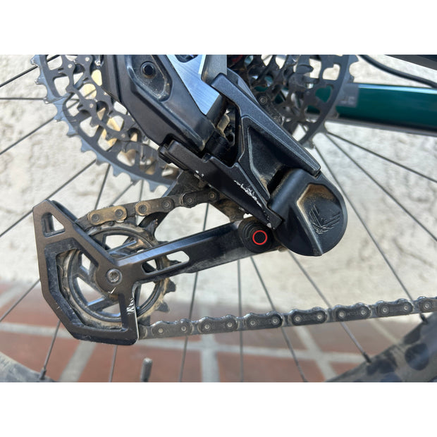 2025 Santa Cruz Vala 1 CC MX  X0 AXS RSV, Large Demo Bike, Derailleur Scratch