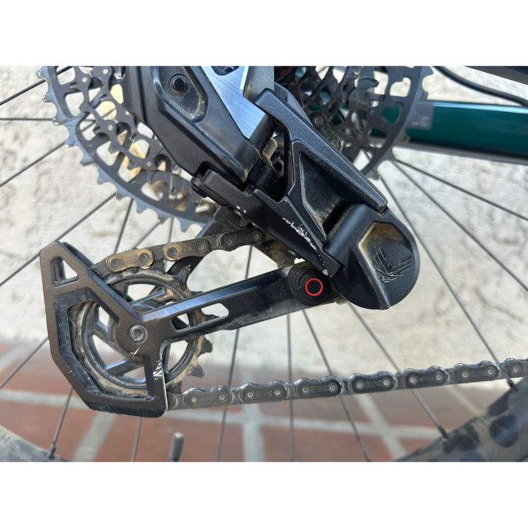 2025 Santa Cruz Vala 1 CC MX  X0 AXS RSV, Large Demo Bike, Derailleur Scratch