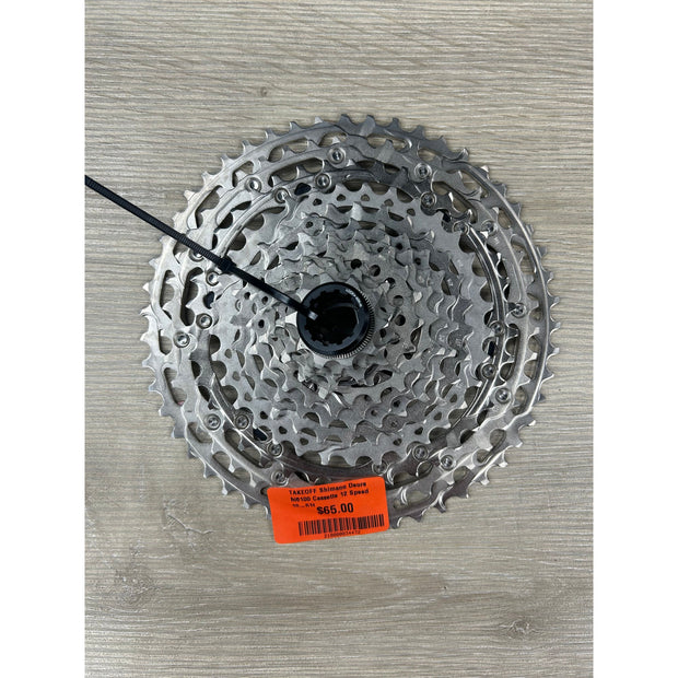Shimano Deore CS-M6100 Cassette 12 Speed 10-51t, Take Off, Full View