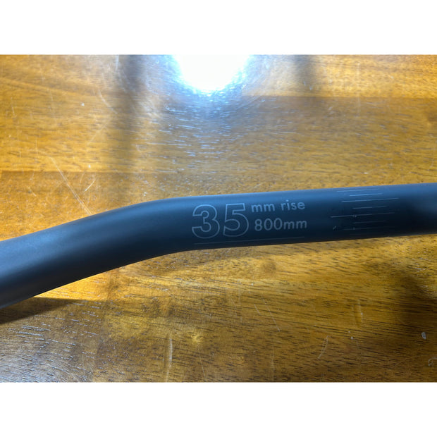 Santa Cruz Carbon Handlebar 35mm Rise 80mm Width 35mm Clamp, Take Off, Rise View