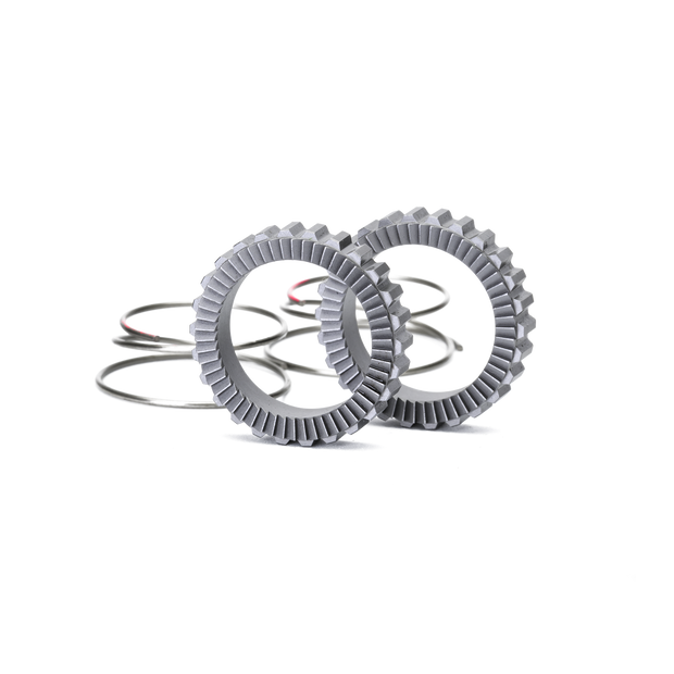 Crankbrothers 54 Step Star Ratchets Spring, full view.
