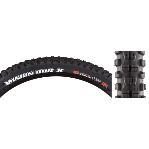 Maxxis Minion DHR II Tire - 27.5 x 2.6, Tubeless Folding, 3C MaxxTerra DD
