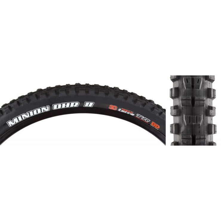 Maxxis Minion DHR II Tire - 27.5 x 2.6, Tubeless Folding, 3C MaxxTerra DD