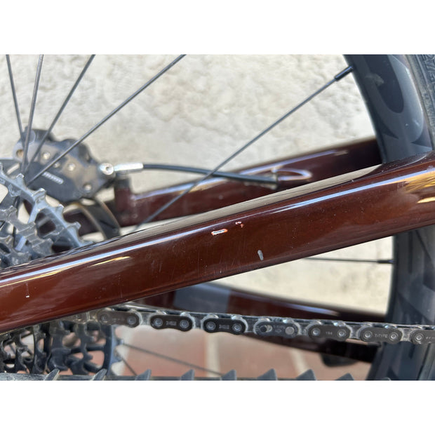 2025 Santa Cruz Bronson 5 CC MX X0 AXS, Large Demo Bike, Drive Side Seat Stay