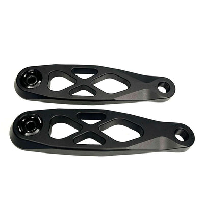 5Dev R-Spec Bosch eCranks 155mm Black, full view.