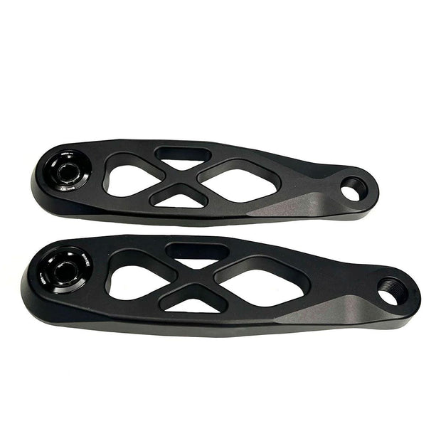 5Dev R-Spec Bosch eCranks 155mm Black, full view.