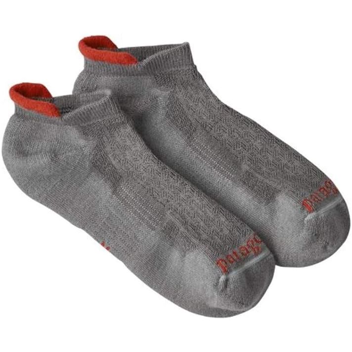 Patagonia Merino Anklet Sock, grey, full view.