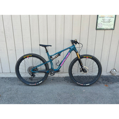 2025 Santa Cruz Blur CC X0 AXS TR RSV, Demo Bike, Drive Side Full View