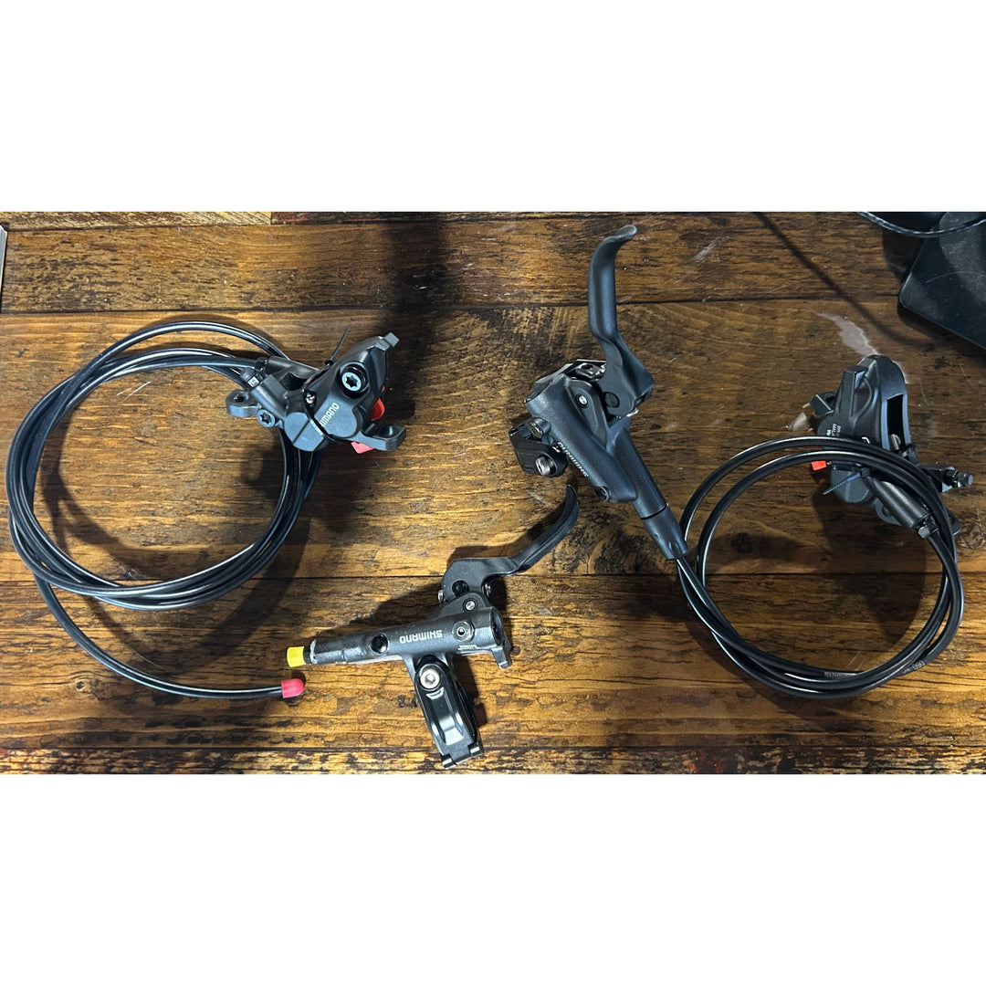 SHIMANO DEORE 6120ディスクブレーキセット Shimano Deore BR-M6120 Brake Set, Take Off – The Path Bike Shop