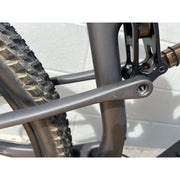 2025 Santa Cruz Blur CC X0 AXS TR RSV, Demo Bike, Drive Side Seat Stay Blem