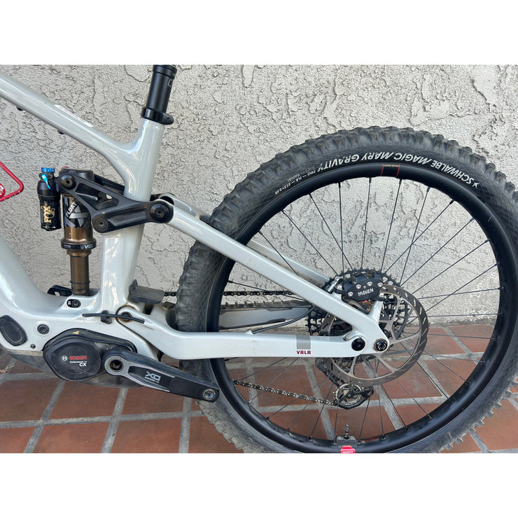 2025 Santa Cruz Vala 1 CC MX  X0 AXS RSV, Medium Demo Bike, Non Drive Side Rear View