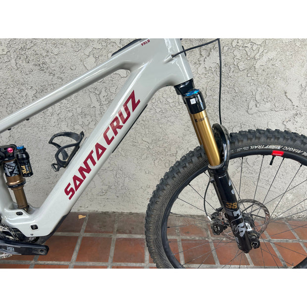 2025 Santa Cruz Vala 1 CC MX  X0 AXS RSV, XL Demo Bike, Drive Side Front