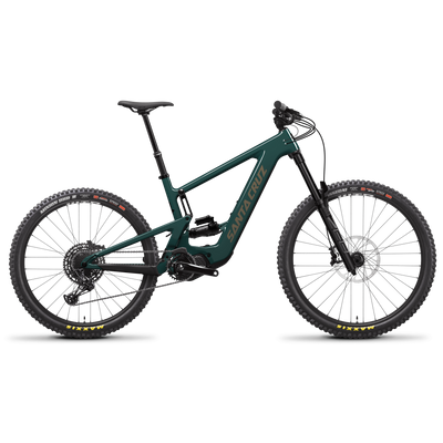 2024 Santa Cruz Bullit 3 CC MX S-Kit — Mixed Wheels, hunter green, full view.