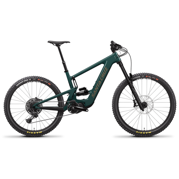 2024 Santa Cruz Bullit 3 CC MX S-Kit — Mixed Wheels, hunter green, full view.